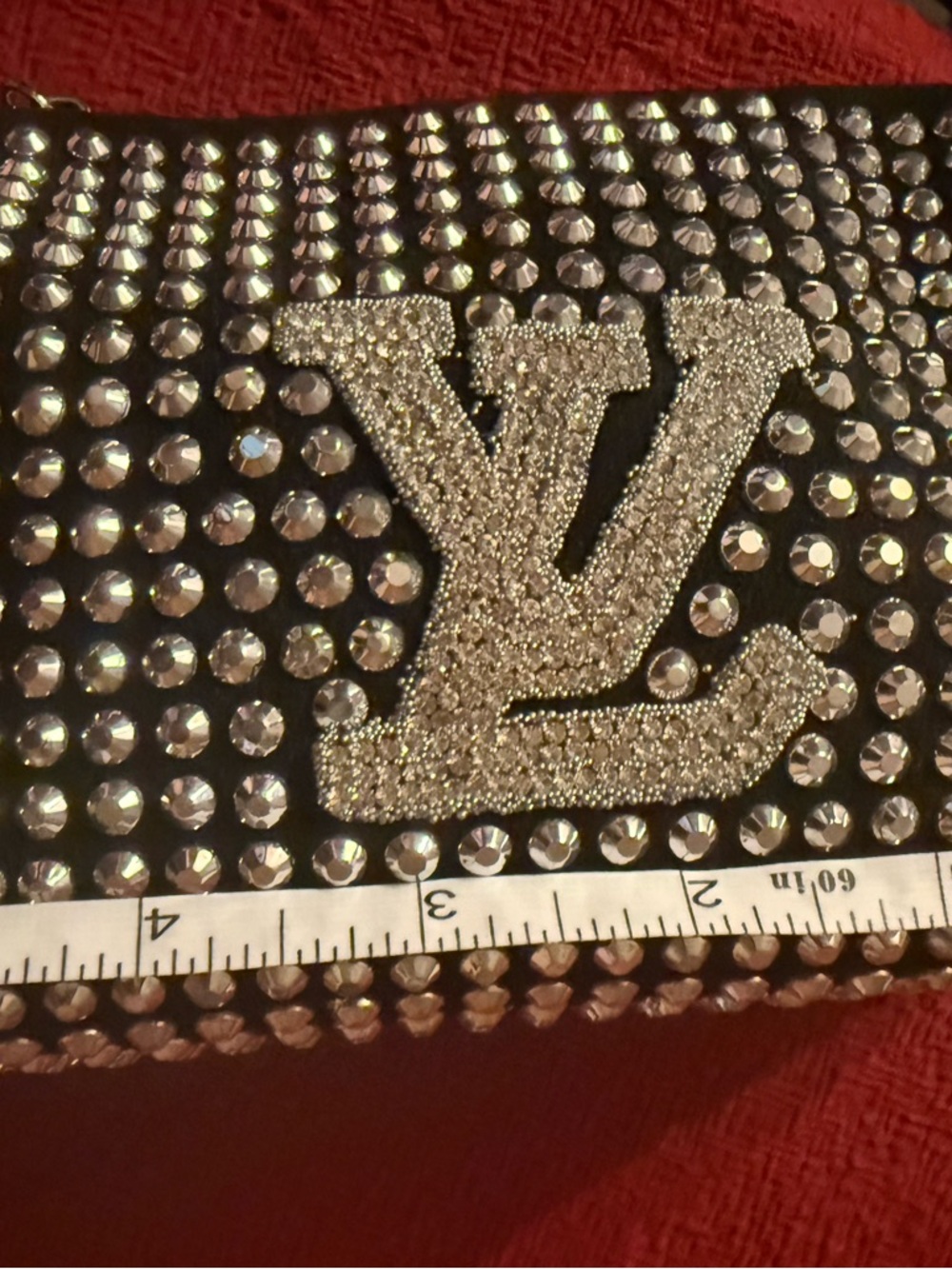 Mini-Crystal-Embellished Black Studded Women's Crossbody Bag - Picture 8 of 11